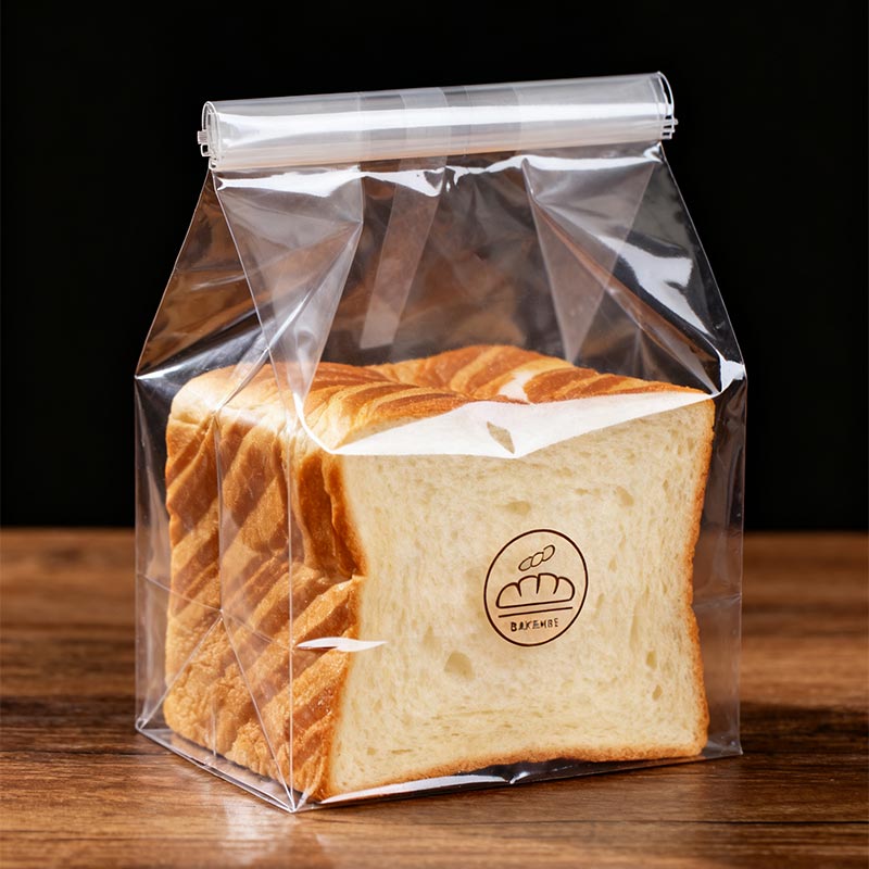 Transparent Plastic Food Bag for Bakery Packaging